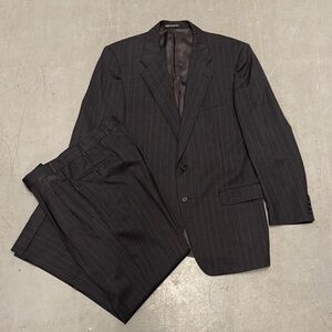 Corneliani Charcoal Pinstripe Suit